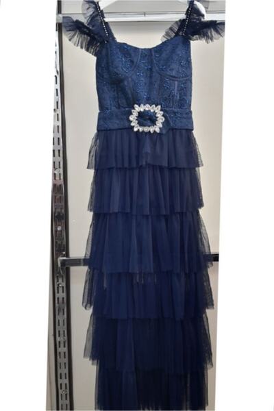 N.Y.YILDIZ Зіркова спідниця з багатошаровим тюлем і довгою підкладкою, дитяче...