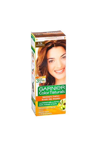 Garnier Color Naturals Saç Boyası No:6.34 Alt. Kumral