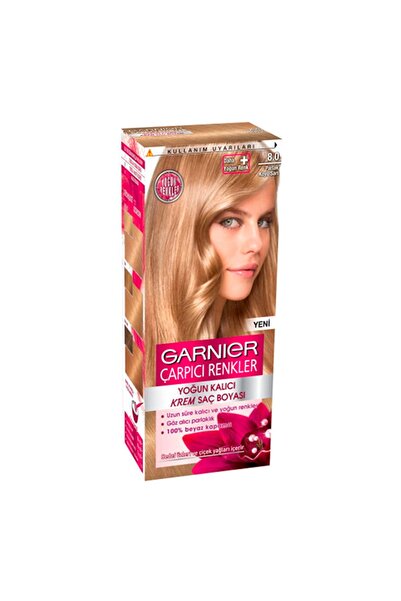 Garnier Color Naturals Saç Boyası Çarpıcı Renkler Saç Boyası No:8 Parlak Koyu...