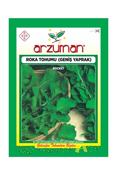 Arzuman Large Leaf Arugula Seed 25 Gr