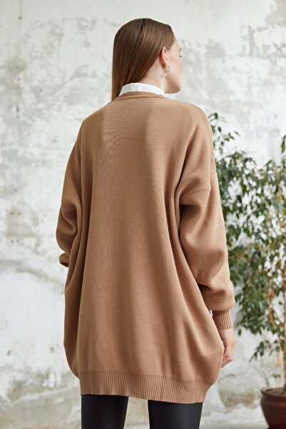 InStyle Sera Chain Detailed Knitwear Sweater - Beige