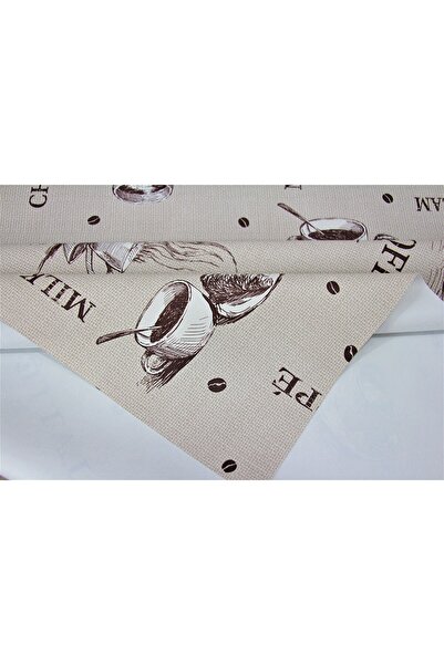 DDHOME Lined PVC Erasable Oilcloth Table Top Coffee Coffee