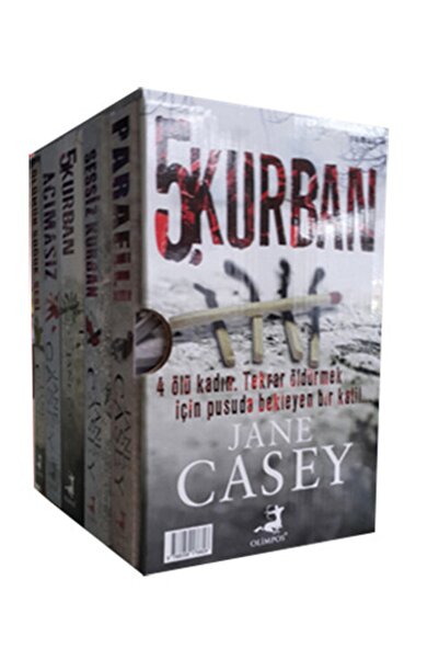 Olimpos Yayınları Jane Casey Seti - 5 Kitap Takım Kutulu