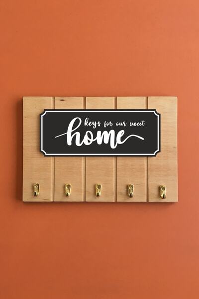 fatrema Ahşap Dekoratif Anahtar Askısı Askılık Ve Anahtarlık