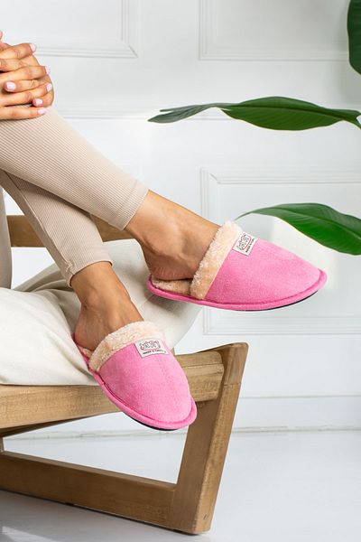 Mrt Shoes Γυναικείες γούνινες παντόφλες σπιτιού Παντόφλες επισκεπτών