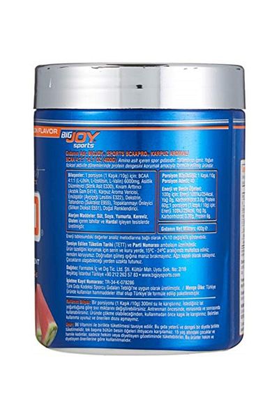 Bigjoy Vitamins Bigjoy Bcaapro - Watermelon Flavored 1 Pack(1 X 400 G)