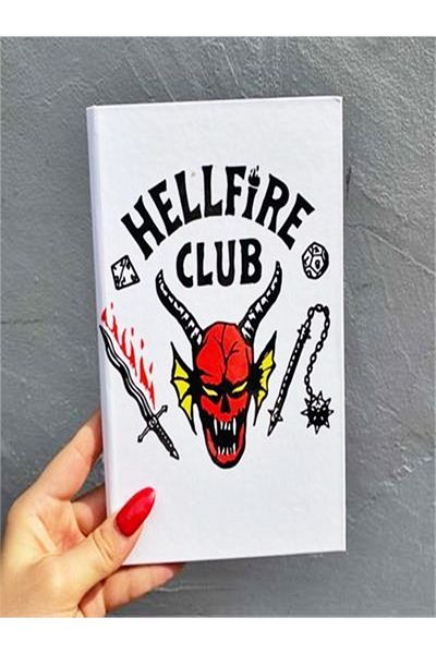 GALAXYBUTIQUE Stranger Things Hellfire Unlined Hard Cover Notebook