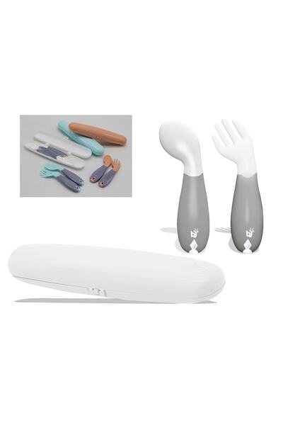 Babyjem Fork and Spoon Set with Storage Box