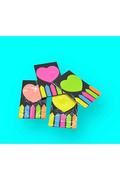 Getto Store Heart Arrow Adhesive Note Paper Set