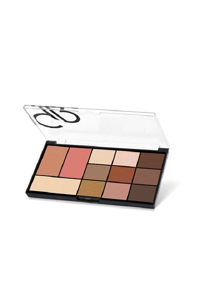 Golden Rose 9 Shadow, 1 Blush, 1 Bronzing and 1 Brightening Palette P-GBI-01
