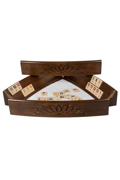tuana Game Wooden Oval Okey Set