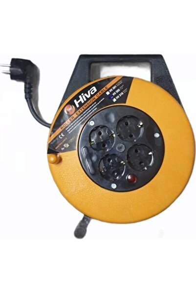 Genel Markalar Makaralı Uzatma Kablosu 3x1.5 - 5 Metre Kablolu