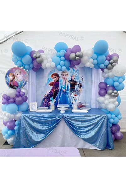 MFM Parti Elsa Görsel Zincir Balon Seti