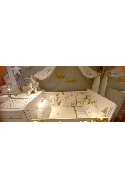 Pierre Cardin 75*130 Gold Baby Sleeping Set