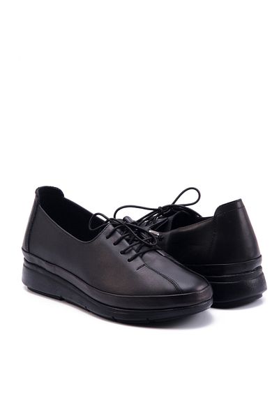 en7 Pantofi negri de damă din piele naturală 45027