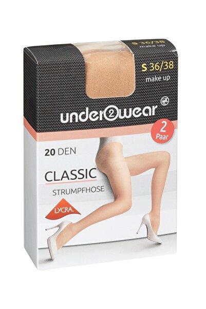 Underwear Chiloți Lycra Ciorapi Subțiri 20 Den, Culoarea Pielei Mărimea 36/38