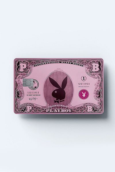 gettsticker Αυτοκόλλητο με επικάλυψη κάρτας Playboy Pink Dollar