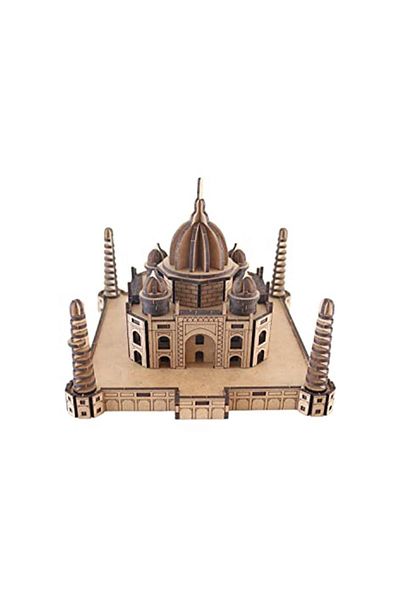 3D SERGİ 3D Wooden Puzzle - Taj Mahal Model, 180 Pieces