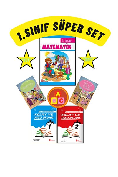 Ata Yayıncılık 1. Sınıf Matematik Kolay Ve Hızlı Okuma (1 VE 2 KİTAP) Hikayeler