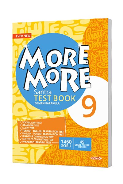 Kurmay More More 9 Sınıf Santra Test Book