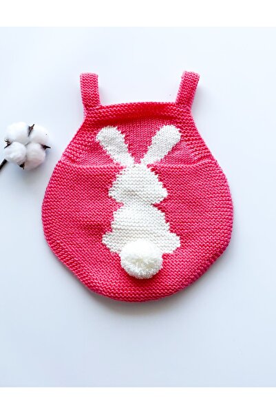 Le Petite Histoire Tavşanlı Yenidoğan Bebek Tulum -%100 Doğal Pamuk