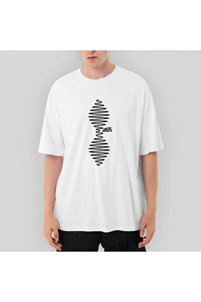 Z zepplin Arctic Monkeys Wave Огромна бяла тениска