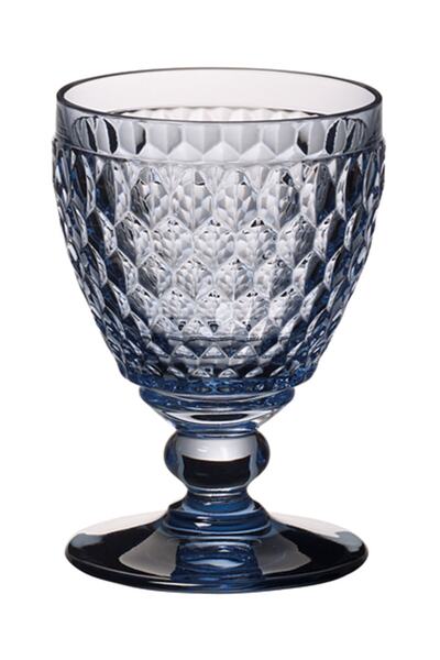 Villeroy & Boch Boston Colour Mavi Kristal Beyaz Şarap Kadehi