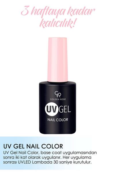 Golden Rose طلاء أظافر Uvgel Kalıcı Oje 104