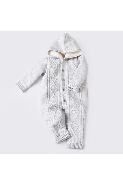 Bibaby Jumpsuit Knitwear Welsoft Patterned