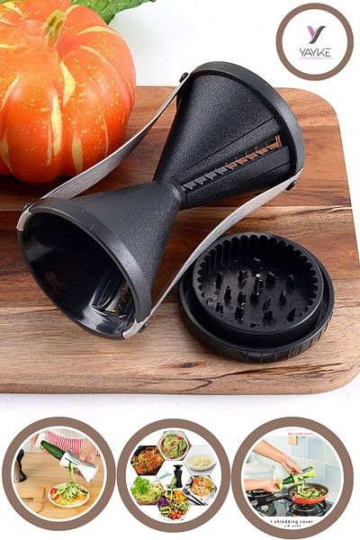 Yayke Spiral Vegetable Fruit Chopper - Grater Vegetti Slicer