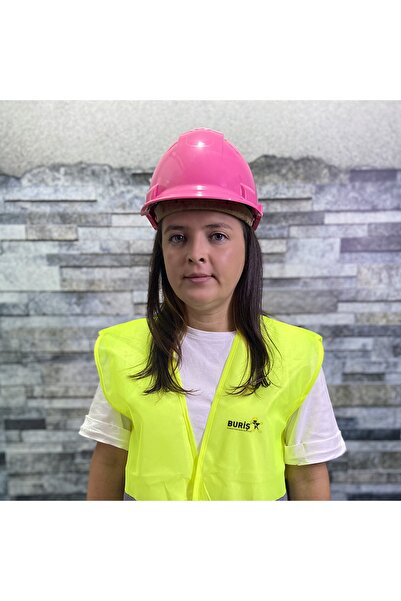 BBU Safety Equipment Bbu Safety Cng-600 Kadınlara Özel Koruyucu Pembe Baret