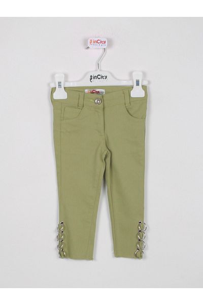 incity Girl's Trousers with Hoop Detail