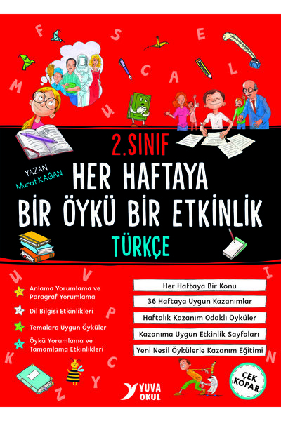 2.sınıf Türkçe Her Haftaya Bir Öykü Bir Etkinlik