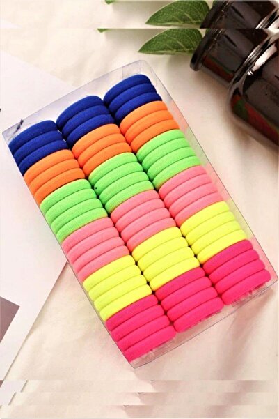 C&E Design 100'lü Renkli Lastik Toka Seti