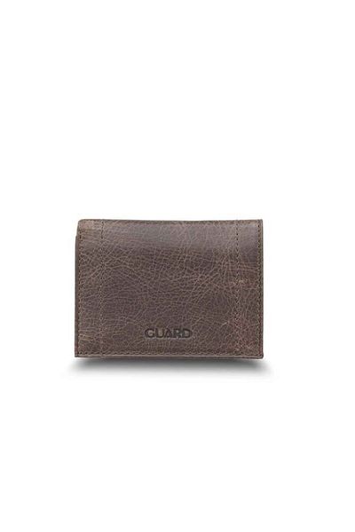 GUARD Minimal Antique Brown Genuine Leather Men's Wallet P863