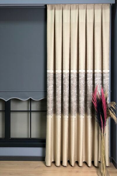 Beythome Bej Vizon Pano Fon 1/3 Sık Pile - Tek Kanat- Braçol