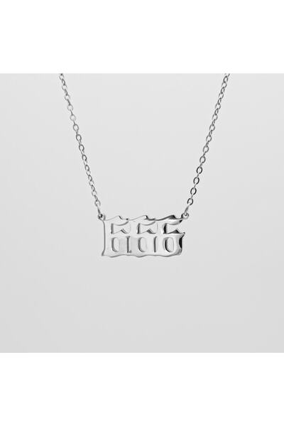 925 Ayar Gümüş Melek Sayısı 666 Kolye