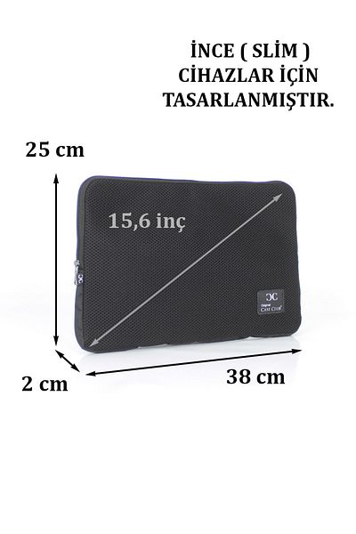Case Club 15.6'' Inch Mesh Sponge Slim Macbook And Laptop Case Thin Design
