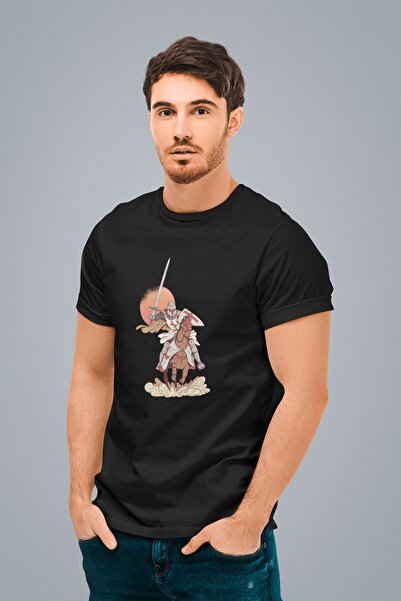 ErTaPassage Black Knight cu imprimeu Bărbați tricou - T8426852
