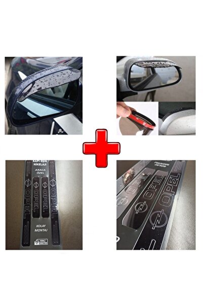 Aksefuar Lazer Opel Vectra B Uyumlu Kapı Eşiği Ve Ayna Yağmur Koruyucu