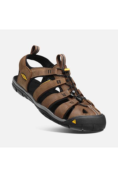 Keen Clearwater Cnx Leather - Leather Men's Sandals - Brown