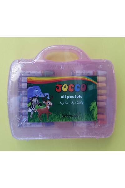 Jovi Jocco 36 Colors Crayon with Plastic Bag (Pink) Box Available.