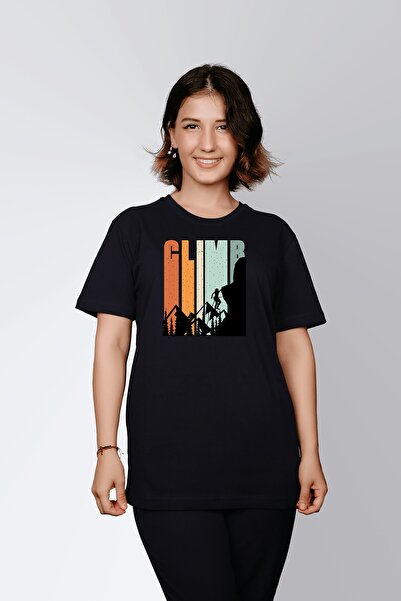 ErTaPassage Black Climbing cu imprimeu Femei tricou - T9426577