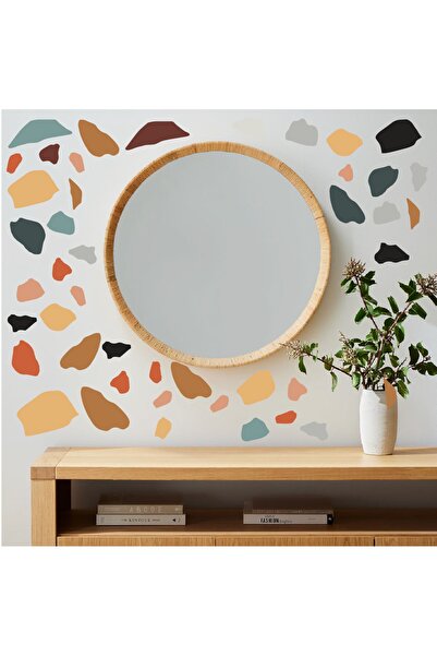 Aysprint Autocolant de perete în culori pastelate