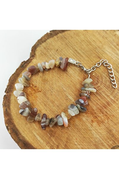 ByKolyeucum سوار من الحجر الطبيعي المكسور من حجر العقيق بوتاس