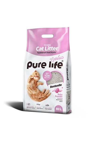 PureLife Pure Life Bebek Pudrası Kokulu Kedi Kumu 10l