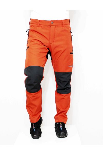 Mudwill Χειμερινό Softshell Παντελόνι - Πορτοκαλί-Γκρι, Μοντέλο Hiker500
