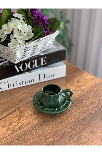 TAMER YİĞİT Geometric Model Single Cup Green