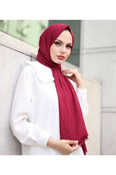 Narine Бамбу Краш Шаль-червоний