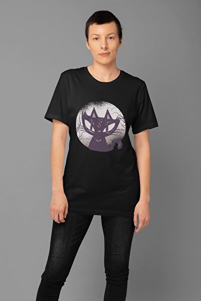 ErTaPassage Negru Keda cu imprimeu Femeie tricou - T7962496